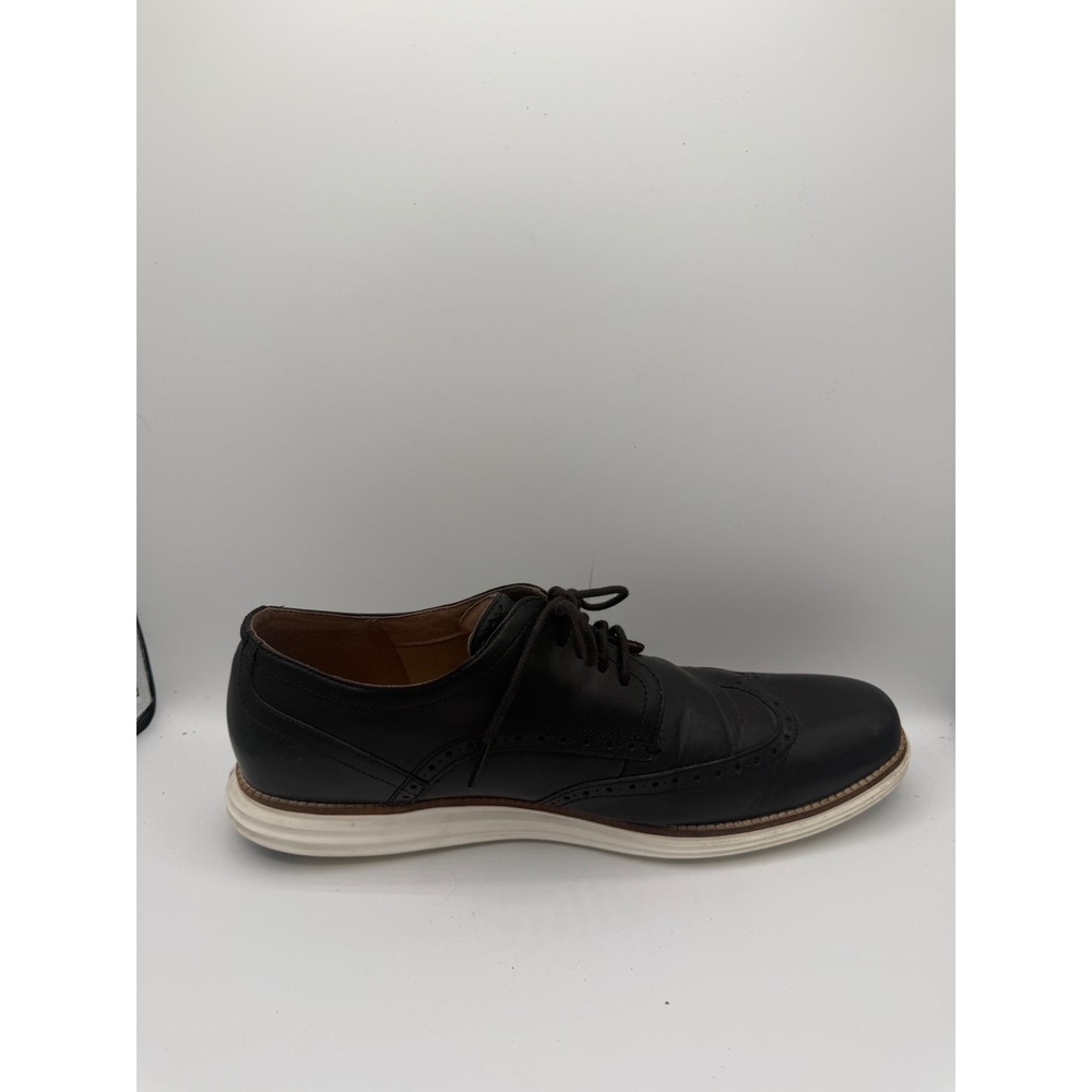 Cole Haan OriginalGrand Wingtip Oxford Black Leather Shoes C26460 Men Sz 13M - Picture 10 of 11